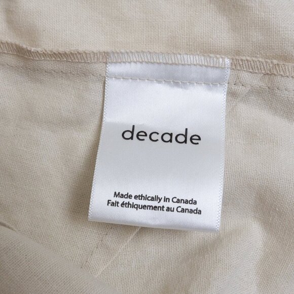 ✨ Decade Studio Dana Camisole Linen Cotton Cropped Top Ivory  Size 2-4 - Picture 10 of 11